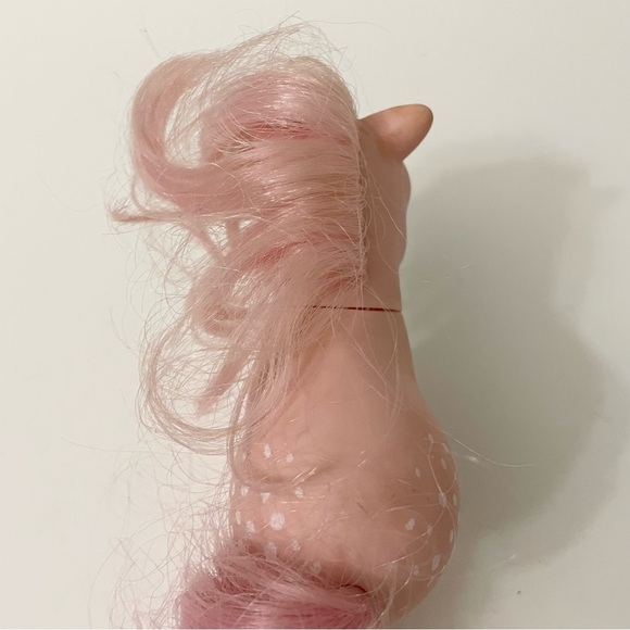 Vintage 1982 My Little Pony Cotton Candy Pink w/White Spots - Picture 10 of 14